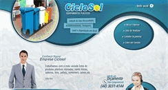 Desktop Screenshot of ciclosol.com.br
